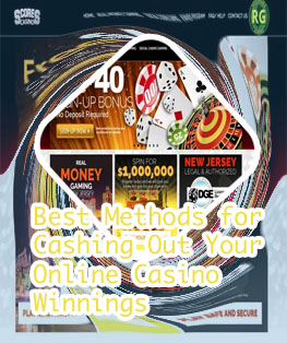 Best way to cash out online casino