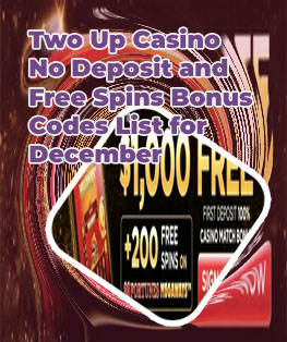 Two up casino free spins no deposit